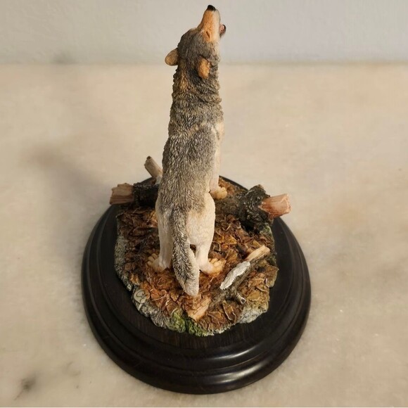 Country Artists Howling Wolf Figurine CA 669 Medium Vintage 1993 By K. Sherwin - Picture 10 of 12